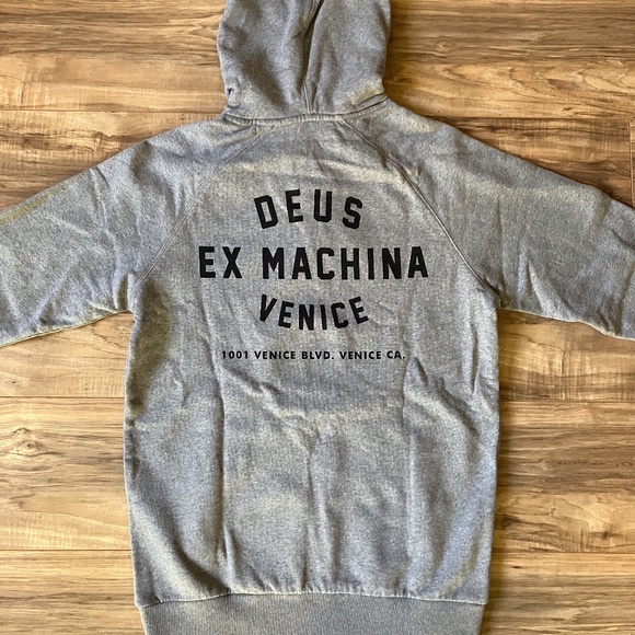 NWT - Deus Ex Machina Venice Address Hoodie Grey XS - Picture 7 of 12